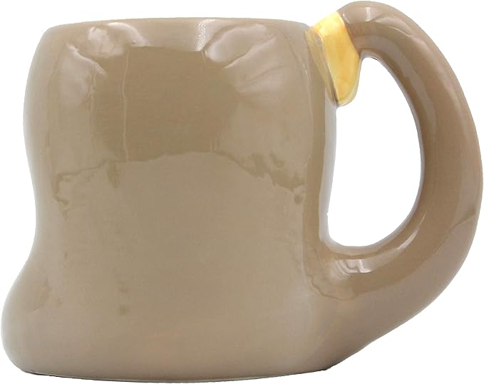 3.9 Inch Ceramic Sloth Shaped Cup Pen Holder Pencil Holder/Sloth Toothbrush Holder Cup Brush Holder Cute Desk Accessories Multipurpose Pot Sloth Gifts Ideal Gifts for Women, Mom or Birthdays