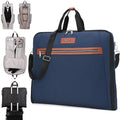 BESMART Garment Bags for Travel, 51" Large Suit Bag for Business Trips | Waterproof,Hangs 3 Suits,Foldable,Wrinkle Free Spacious Luggage Suit Cover,Adjustable Strap,Carry On Flight Approved,Blue