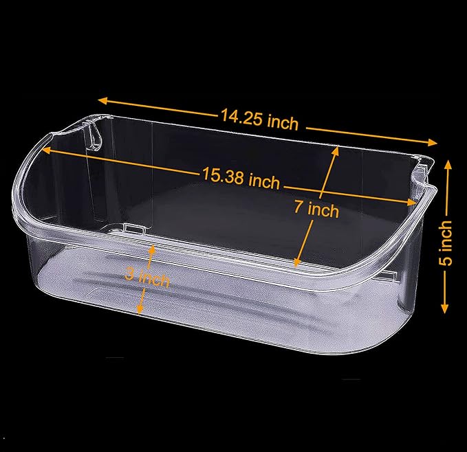 240356402 Refrigerator Door Bin Compatible with Frigidaire Kenmore, Replacement for 240356402 Frigidaire Refrigerator Door Bin, AP2549958 Door Bin