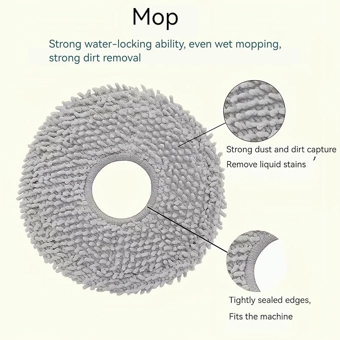 Mop pad Bracket kit Compatible with Roborock Qrevo MaxV, Qrevo S, Qrevo Pro,Qrevo Plus, Qrevo Master，Qrevo Slim，Qrevo Curv，Qrevo Curv S5X，Qrevo Edge/ S5A，QV 35A，QV 35S，Qrevo S5V Robot,mop holders