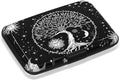 Small Credit Card Holder, RFID Blocking Slim Wallet Business Metal Aluminum Hard Case for Women Men, Cool Star Moon Tree