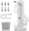 Ear Wax Removal Tool with Water Temperature Indicator Ear Cleaning Kit, 3 Jet Stream Flushing System Ear Irrigation Kit, 4 Pressure Modes Safe & Effective Ear Cleaner with Basin & 6 Tips