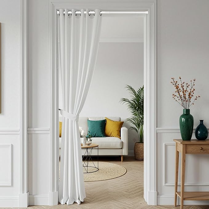 4Pack Tension Rods for Windows Small Tension Rods 16-38inch Adjustable Curtain Rods No Drilling Small Rod Spring Curtain Rods For Doorway,Closet,Kitchen,Window