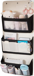 Hanging Organizer Storage Bag Foldable, Space-Saving Closet Organizer Hunging with Multiple Pockets, for Accessories, Sturdy, Durable, and Easy to Hang, Perfect for Bedrooms Dorms or Travel