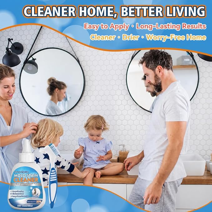 Household Stain Cleaner Washing Machine Cleaner for Washer Seal | Reaches Crevices, Caulk Seams, Rubber Gaskets, Fridge Strips & Damp Corners for Everyday Home Care