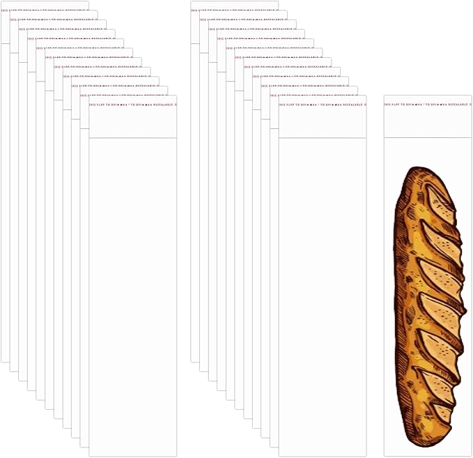 Self Sealing Cello Bags 3x12'' 500pcs Clear Resealable Cellophane Bags 2mil Long Adhesive OPP Bags for Packaging ICY Candy Popsicle Gifts Favors Products Candy