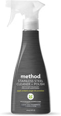 Method Stainless Steel Cleaner + Polish, Apple Orchard, Cleans Fingerprints and Smudges, 14 FL Oz (Pack of 1)