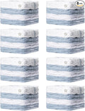 TAILI 8 Pack Vacuum Storage Bags, Jumbo Cube (31x40x15 Inch), Extra Large Vacuum Seal Bags for Comforters, Blankets, Bedding, Clothes, Closet Organization Space Saving, Clear