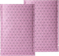 100 PCS 4 Mil Thick Open Top Heat Seal Bags, PET+AL+PE Mylar Bags with Easy Tear Notch, Resealable Heat Sealable Pouch for Food Storage, Packaging, Not Vacuum Bags (Pink, 12 * 18CM/4.7"*7.1")