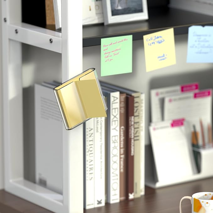 Sticky Note Dispenser, Magnetic Sticky Note Holder for Post It Notes, 3 x 3 Inch Sticky Note Organizer for Office Home Classroom, Transparent, Acrylic