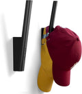 Ozueccr Hat Rack for Baseball Caps – Wall Mounted Vertical Hat Holder, Multi-Purpose Wall Hook, Closet Cap Organizer, Sturdy Compact, Easy to Install