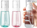 3 Pack Mini Spray Bottles 2oz / 60ml, Fine Mist Water Spray Bottle Leak Proof, Refillable Travel Bottles for Toner, Cosmetics & Hair Care