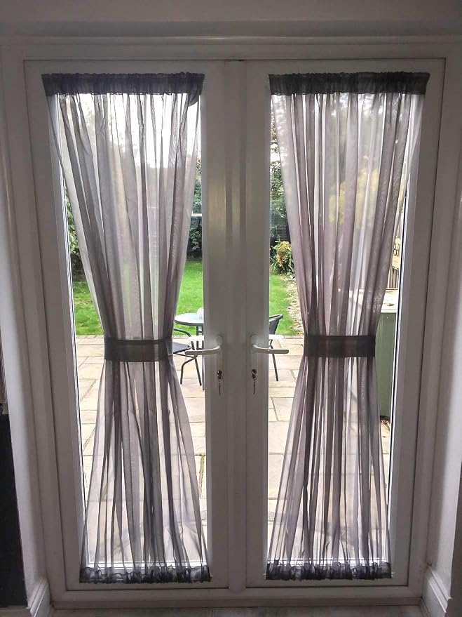 KXLife Tension Curtain Rod Adjustable 18-28", Small Spring Rod, 3Pcs | Black, No Drilling, Tool-Free Spring Fit, Non-Slip Ends, Suitable for Window, Kitchen, RV