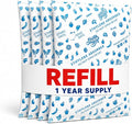 Fridgie Ethylene Gas Absorber Refill Packets - 1 Year Supply - Extends Life of Fruits & Vegetables - Slows Ripening & Reduces Food Waste - Fits The Fridgie Container (4 Packets)