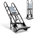 Olympia Tools 1200lbs Appliance Auto-Recoil System Hand Truck - Heavy Duty Hand Cart - Industrial Stair Climbing Furniture Dolly - Dual Aluminum Hand Truck & Rubber Treads Wheels for Stairs Climber