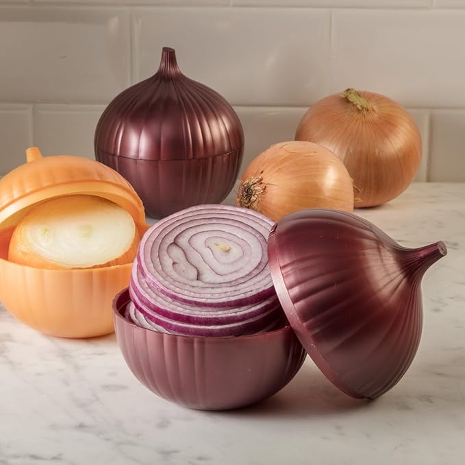 Hutzler Red Onion Saver, Set of 2
