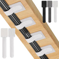 20-Pack Large Reusable Self-Adhesive Cable Ties cable management Adjustable Hook & Loop Straps for Organizing Data Cables, Wires, Headphones Under-Table Cord Management for Home, Office