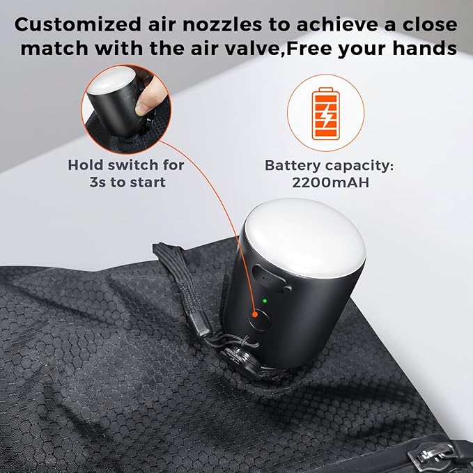 Travel Vacuum Bags with Pump, IP67 Reusable Vacuum Compression Bags for Travel, Backpack & Suitcases, Home Storage, Vacuum Seal Packing Cubes for Clothing (2-Pack, 40L/28L - Pump)