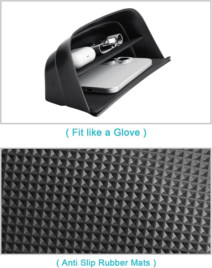 CDEFG 2Pcs for 2026 Hyundai Palisade Center Console Organizer for 2026 Hyundai Palisade Accessories Middle Console Armrest Storage Box (Only for 7-Seater Split Armrest)