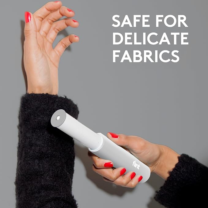 Flint Classic White Retractable Mini Lint Roller with 30 Extra Sticky Sheets, Small and Portable Lint Roller, Ideal Pet Hair Remover, Travel Lint Rollers for pet Hair Extra Sticky