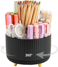 Camelmother 360°Rotating Pen&Pencil Holder For Desk With 5Slots Cute Office | Spacious Beautiful & Durable For Teachers Students Workers Easy Storage for Pens Stationery