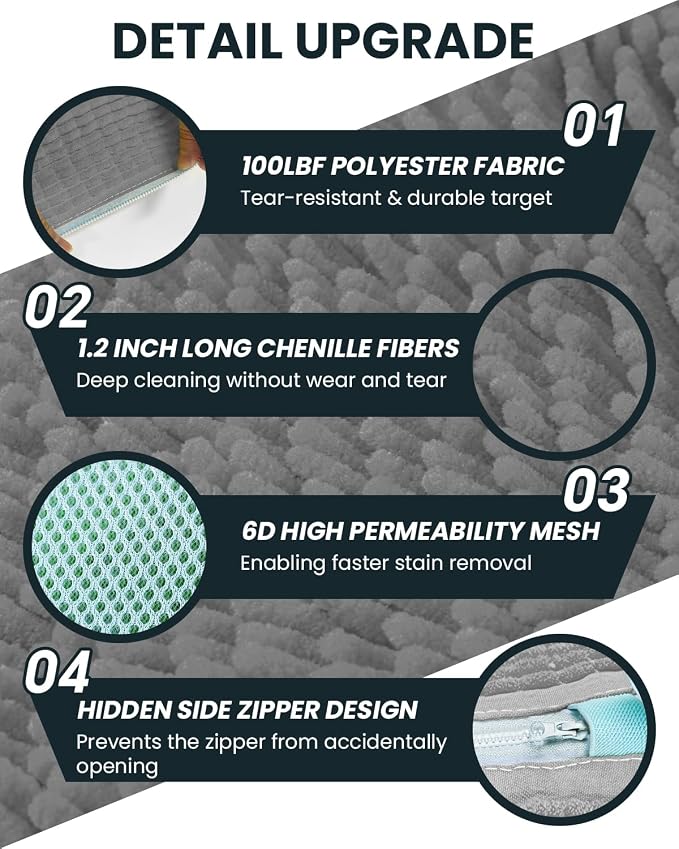 Shoe Washing Machine Bag: 2 Pack Reusable Shoes Cleaning Bags, Heavy Duty Shoe Laundry Bag for Washer & Dryer, 360° Deep Clean for Sneakers Tennis Shoes, Gifts for Women Men