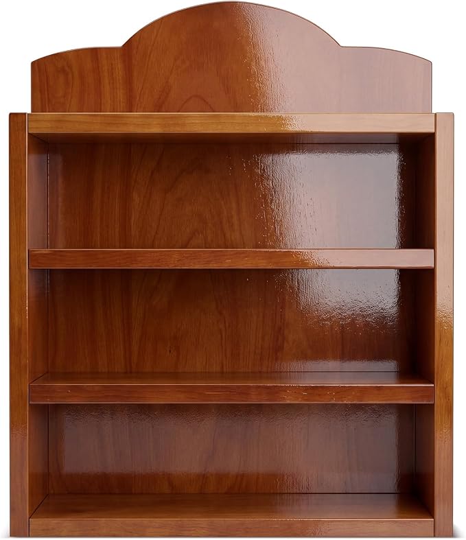 Chunful Vintage Spice Jar Wooden Rack Wood Color Natural Spice Shelf for 24 Jars, Village Style Wall Mounting Kitchen Storage Decorative Hanging Display Rack, Shelf Only(17 x 14.5 Inches)