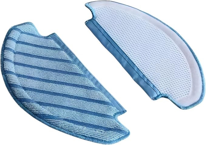 （4 pcs） Mop Pad Plate Accessories for Ecovacs Deebot T8,T8 Max,N8 Pro,T9 Vacuum Cleaner,1 mop pad Brackets，3 Mop Pads，Replacement Mop Bracket Accessories