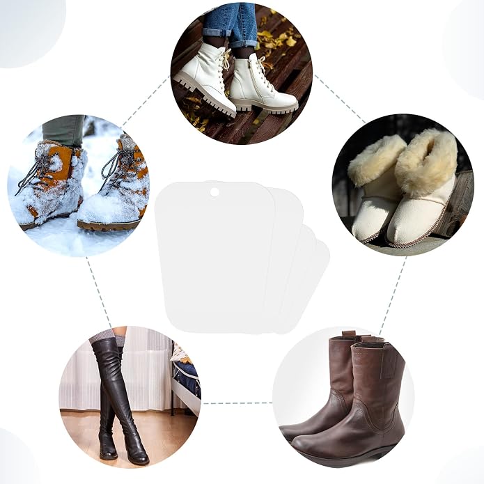 8 Packs Boot Shaper Shape Inserts Tall Boot Support for Women and Men