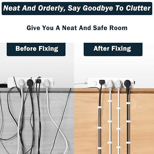 1000 Pcs 8mm Cable Clips Nail in Cable Clips Flat Ethernet Cable Wall Clips Cable Tacks Coax Cable Clip Speaker Wire Clips Cable Nails for Cords Cat5/Cat5e/Cat6/Cat7 RJ45 Cord Clips