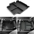 For Center Console Upper Armrest Organizer ABS Materials Compatible with 2014–2019 Silverado/Sierra 1500&2015–2019 Silverado/Sierra 2500HD/3500HD – Split-Bench Folding Seat