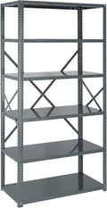 Quantum Storage Systems 75-1842-6 IRONMAN Solid Heavy Duty 6 Shelves 75" H x 42" W x 18" D
