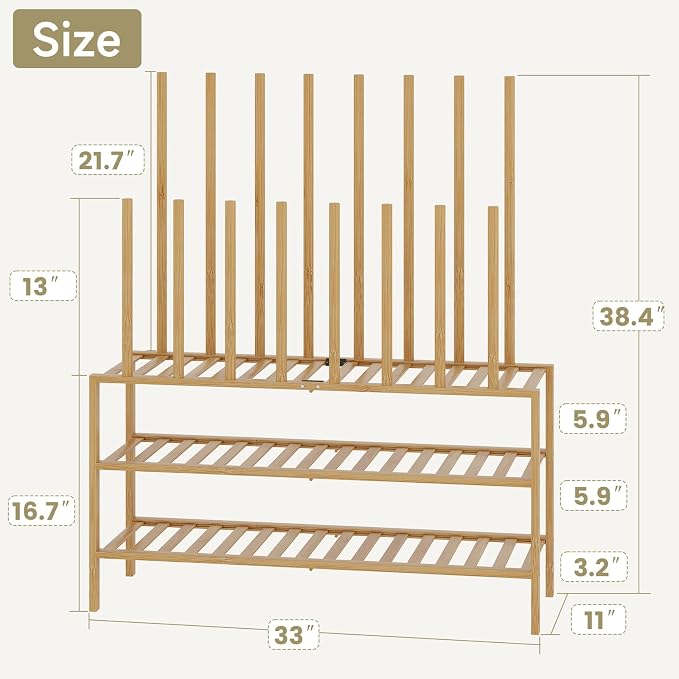 Detachable Boot Rack For Tall Boots Organizer,Outdoor Shoe Rack Storage | 3-Tier Multiuse Shoe Rack For Tall Boots,Closet Organizers And Entryway Storage,Suitable For All Seasons