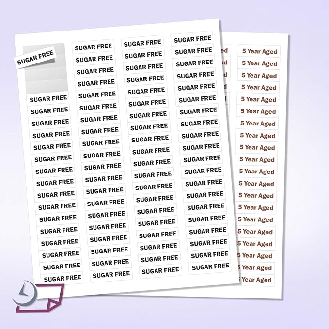 NextDayLabels 1.75x0.5 Inch Rectangle Stickers White Blank Labels for Laser Inkjet Printer - 80 Per Sheet Self-Adhesive Return Address File Folder Made in USA - 4000 Labels