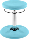 KORE DESIGN Adjustable Wobble Stool Chair, Girls + Boys Kid Desk Stools, Ergonomic Small Office Chairs, Flexible Seating, Active Kids, ADD/ADHD, Classroom, Home, Age 6-11, Standard (14-19in) Pale Blue