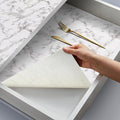 Coavas Shelf and Drawer Liner, Non Slip Extra Grip Non Adhesive Waterproof Thickened Cabinet Mat, Easy Cut for Kitchen Pantry Bathroom Dresser Cupboard (Marble, 12IN x 20FT)