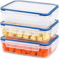 Tribello Food Storage Container with Lid Airtight Lid (40 Oz - 3 Pack)