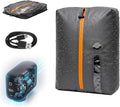 Travel Vacuum Bags With Pump, 1 Pack 22L Compression Kit For Clothes | IPX8 Waterproof; 3-5 Minute Compression; USB-C Cordless Pump; Up To 60-Minute Runtime; Saves Up To 60% Space; Airtight Seal