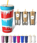 Frost Buddy Togo Buddy 30 oz Stainless Steel Vacuum Insulated Tumbler To Go Coffee Cup – Iced Coffee Sleeve, Travel Mug, Thermal Cup for Hot & Cold Drinks, Dunkin Cup (Frosty Freeze)