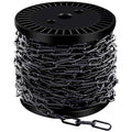 33 ft 1/12" Metal Hanging Chains Fixture Chain Decorative Chain Light Duty Chain Utility Chains for Hanging Plants, Basket, Light Fixture, Chandelier, Lamp (2mm 33ft)