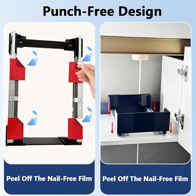 Closet Pull-Out Baskets,Removable Storage Basket,Clothing Pull Out Basket,for Pantry/Laundry/Bathroom/Mudroom(Color1)
