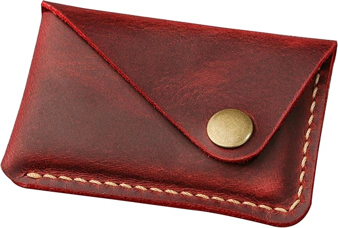 Leather credit card holder, credit card case,business card holder for men,mens slim wallet,Front Pocket Wallet