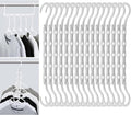 Mr. Pen- Space Saving Hangers, 16 pcs, 360° Rotating Hooks | Magic Cascading Hanger Organizer with 5 Enclosed Slots, Closet Organizers and Storage for Clothes