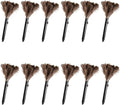 Retractable Feather Duster-Genuine Ostrich Feathers,Anti-Static,Reusable Eco-Friendly Handheld Cleaning for Keyboard,Home,Car,Office(10 to 15 Inches) 12Pack