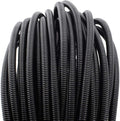 ZhiYo 50 FT 1/4" Wire Loom Split Tubing Auto Wire Conduit | Flexible Cover, High Temperature Heat Resistant -40F to 257F, Plastic Cover for Electrical Wires & Cables