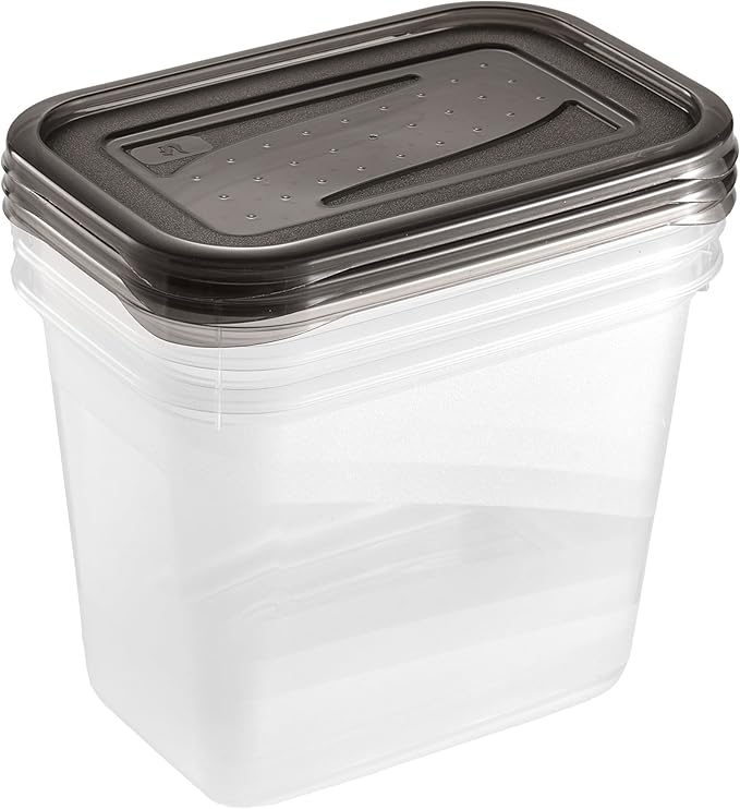 keeeper Set of 3 Fredo Fresh Rectangular Food Storage Containers 1 L