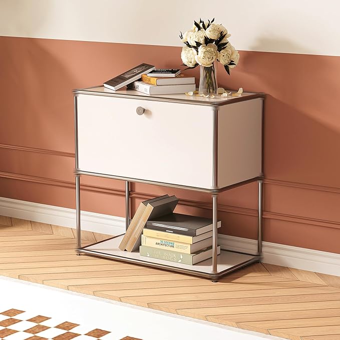 Modern Storage Cabinet Sideboard Versatile Free-Standing Organizer Cabinets for Home Office, Living Room, Bedroom, Kitchen, Garage