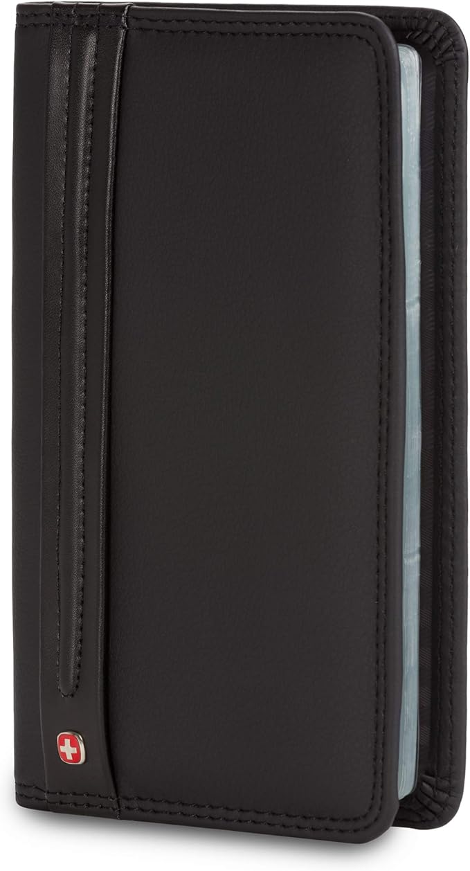 Wenger Luggage Diplomat Personal Card File 156, Black, One Size