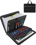 Fireproof Bag Important Document Organizer/13 Pocket Accordion File | Expanding File Folder with Labels, Safe Holder and Organizer for Birth Certificate, Paper, Receipt, Bill, etc.