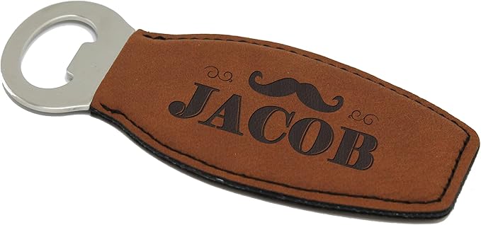 The Wedding Party Store Custom Engraved and Personalized Beer Bottle Opener for Groomsmen Housewarming